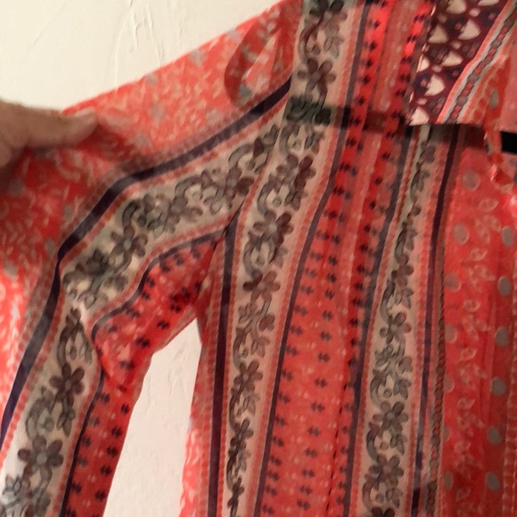 Free People Long Sleeve sheer blouse - XS - Picture 4 of 5